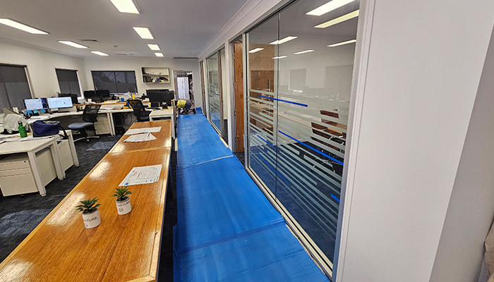 IK Building and Construction at Planpac Townsville office renovation